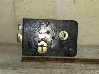 Vintage Old Door Lock And Key