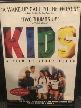 Kids (dvd,  1995) - Dir Larry Clark - Controversial Drama Rare & Oop