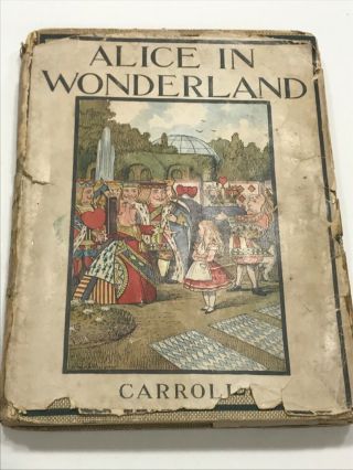 Very Rare First Edition,  Alices Adventures In Wonderland With Dust Jacket