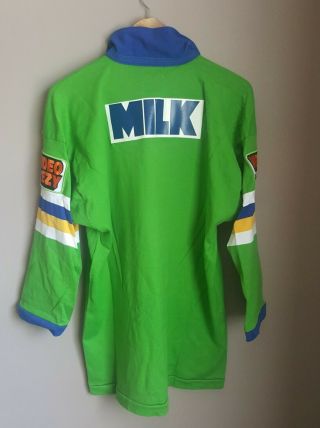 Canberra Raiders 1994 RARE Shirt Jersey Rugby League MILK XL 2