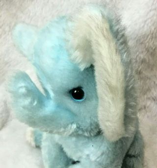 Vintage 1978 Dakin Blue Elephant Pillow Pet Stuffed Animal Plush Toy