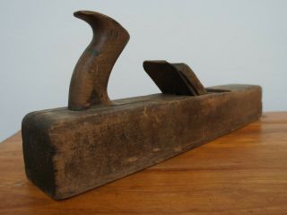 Vintage Wooden Block Plane - 16 Inch Long - Antique Hand Tool - Pittsfield 2