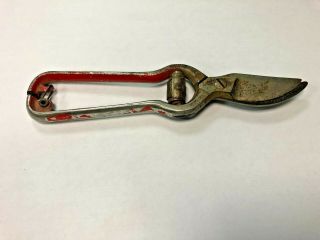 Rare Vintage Wiss Hand Pruner Shears No.  607 Made In Usa
