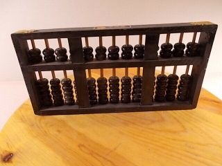 Vintage Abacus Lotus - Flower Brand China 13 Rows 91 Beads Wooden Counting Tool