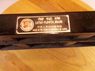 Vintage Abacus Lotus - Flower Brand China 13 rows 91 beads wooden counting tool 2