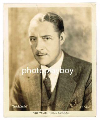 Holmes Herbert Dr Jekyll Sherlock Holmes Horror Actor 1928 Lost Film Portrait