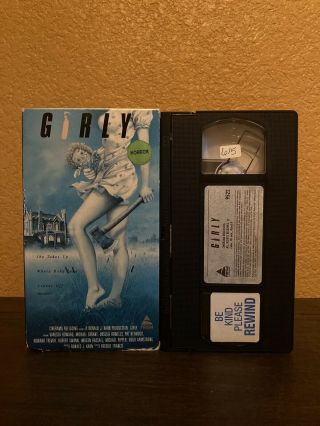 Girly Vhs Horror Cult Rare Af Prism Video 70s Hippie Slasher Gore Cinerama