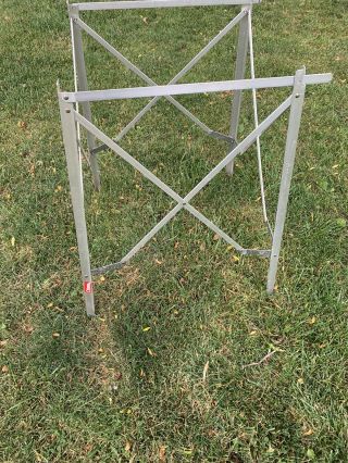 Vintage Coleman Hi - Stand Aluminum Folding Camp Stove,  Cooler / Table High Stand