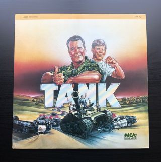 Rare Laserdisc Tank Starring James Garner,  Shirley Jones & Thomas Howell
