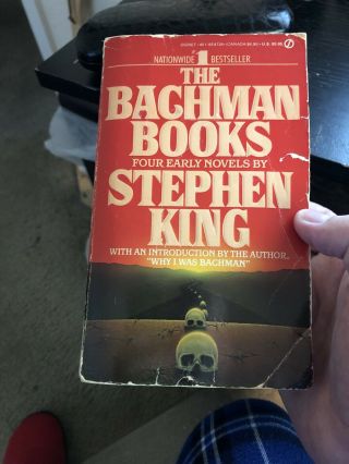 The Bachman Books By Stephen King Paperback First Signet Printing Rage Rare