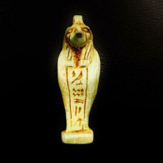 Rare Antique Egyptian Amulet Figurine Of God Anubis God Of Death