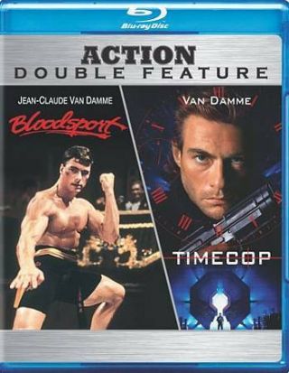 Action Double Feature Bloodsport / Timecop Blu Ray Rare Oop Buy It Now