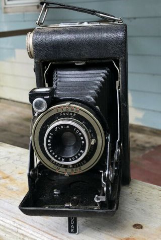 Woodbridge Nj Estate Fresh Antique Kodak Folding Camera Anastigmat Great Display