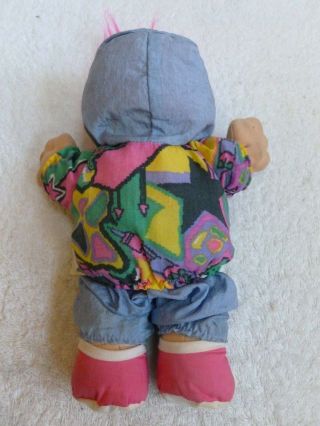 Vintage Plush Russ Troll Pink Hair 90s Windbreaker Parachute Track Suit Outfit 3