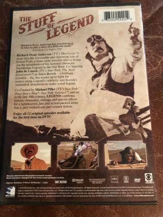 LEGEND The Complete Series (DVD,  2016 2 - Disc Set) Rare Western TV Series 2