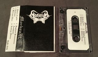 Morkeum S/t Rare Demo Tape Death Metal Canada Quebec