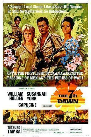 Rare 16mm Feature: The 7th Dawn (william Holden / Capucine)