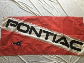 Pontiac Banner Rare,  Vintage,  Racing Banner From The 70 