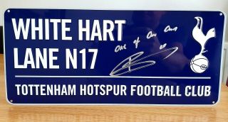 Spurs Signed Harry Kane Street Sign.  Adding 