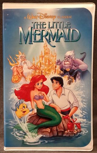 Rare Black Diamond Classic Walt Disney’s The Little Mermaid Vhs 913 Banned Cover