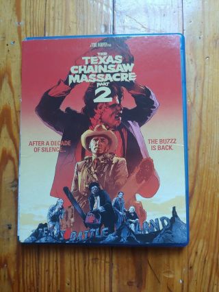 The Texas Chainsaw Massacre 2 (blu - Ray Disc,  2012) Rare Oop