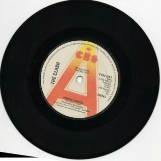 The Clash Remote Control Rare 1977 Uk Cbs Promo 2 - Track 7 " Vinyl Single