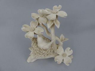 Rare Cybis White Bisque Wood Wren Porcelain Figurine 1963 - 64 One Year Only