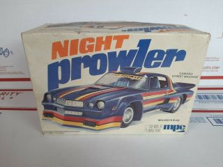 1979 Mpc Night Prowler Camaro Street Machine 1/25 Scale Model Kit.