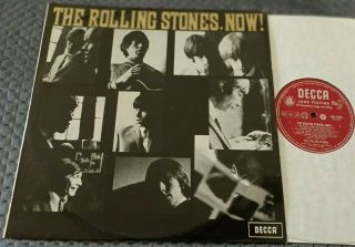 Rolling Stones " Now " Very Rare 1st Aussie Pressing Lp Red Decca 12 " Flipback Ex