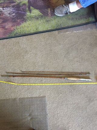 Vintage Bamboo Fly Rod 3 Piece 99 Inches