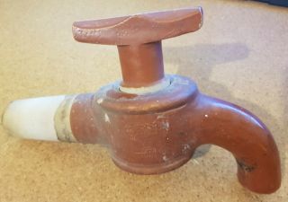 Antique Stoneware Barrel Tap Spigot By Doulton & Co Ltd Lambeth - England