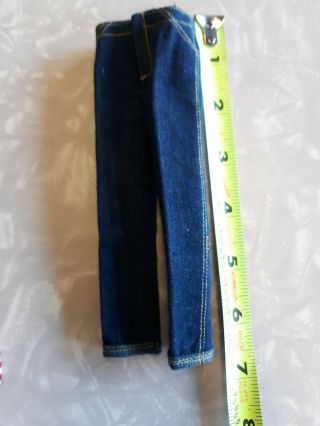 Vintage Ken Doll Clothes Jeans Tagged Black Label 1963 & Tee Shirt No Tag 3