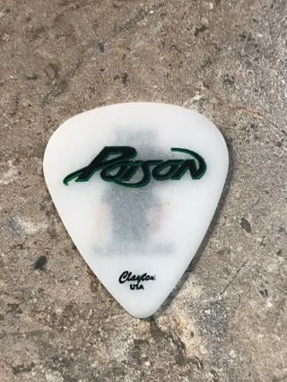 Poison “bret Michaels” 2018 Tour Guitar Pick - Rare