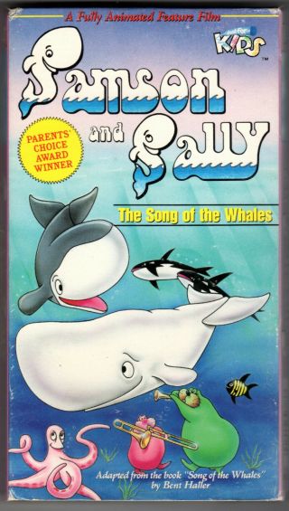 Samson And Sally - The Song Of The Whales (1984) Animated Just For Kids Vhs Rare