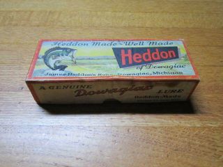Vintage Heddon Dowagiac Fishing Lure Empty Box