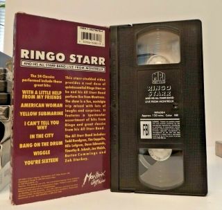 Ringo Starr: Live From Montreux RARE VHS (1993) MPI Home Video The Beatles 2