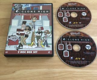 Clone High: Complete 1st Season (dvd,  2007,  2 - Disc Set) Rare Oop Great Discs