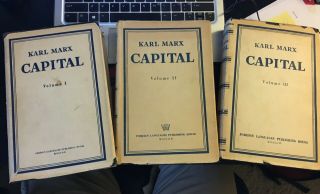 Karl Marx Capital In 3 Volumes Foreign Languages Publishing House Moscow Rare
