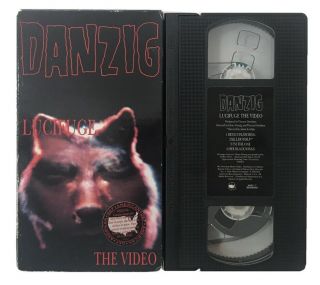 Danzig Lucifuge The Video (vhs 1991) Glenn Danzig Rare Htf Oop Music Videos