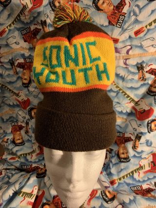 Sonic Youth Rare 1993 Hat Knit Cap Toque Official Never Worn