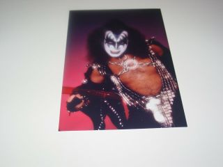 Kiss 8x12 Photo Gene Simmons Rare Candid Love Gun Alive 2 Era 1977 1978 8