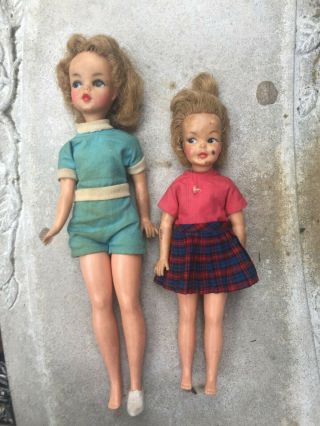 Vintage Ideal Pepper And Tammy Family Dolls