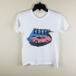 Vintage 1970s Richard Petty T - Shirt Thin Hanes Single Stitch Nascar 43 Stp Rare