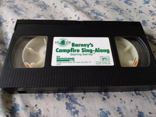 Barney ' s Campfire Sing - Along (VHS,  1992) Vintage RARE OOP 3