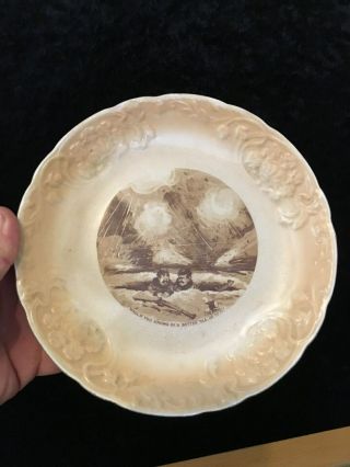 Antique Grimwades War Effort Plate Made By The Girls Of Staffordshire 1917