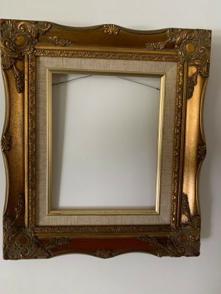 Vintage Ornate Gold Gilded Picture Frame,  Mirror Frame,  Portrait,  Painting Frame
