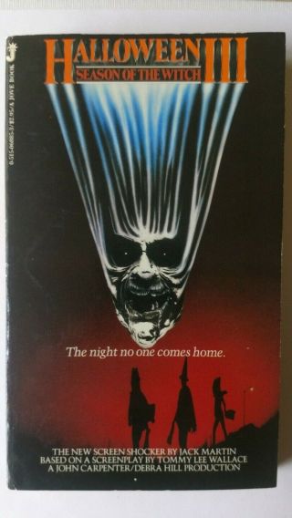 Halloween 3 Iii Season Of The Witch Paperback Novel 1982 Jack Martin Rare Unread