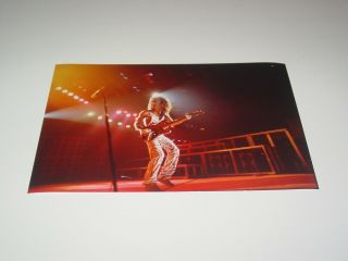 Van Halen 8x12 Photo Eddie Edward Rare Live Concert Diver Down Tour 1982 69