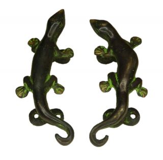 Lizard Shape Antique Vintage Style Solid Brass Handcrafted Door Pull Handle Knob