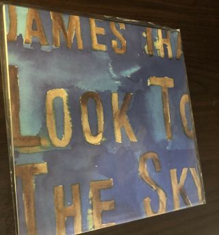 James Iha - Look To The Sky 2012 Blue Vinyl Rare Out Of Print Nm